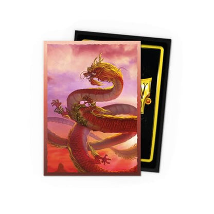 Dragon Shield | Matte Dual Art Sleeves | Wood Dragon 2024 | 100 CT - Smooth & Tough Premium TCG Sleeves | Compatible with Pokemon, One Piece & Magic the Gathering - color: Wood Dragon 2024