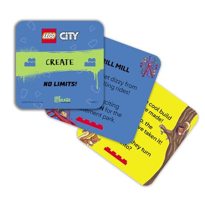 LEGO City Recreate Activity Cards – No Limits! | Action Building Game with 30+ Activity Cards & 25 LEGO Elements | Ages 6+ - style: LEGO CITY No Limits!