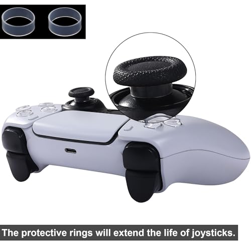 8 Pack Purple Replacement Thumbsticks for DualSense PS5 Controller, Custom Analog Thumb Stick Joystick Grip Replacement for PlayStation 5 Controller, for PS4 All Model Controller - size: Purple