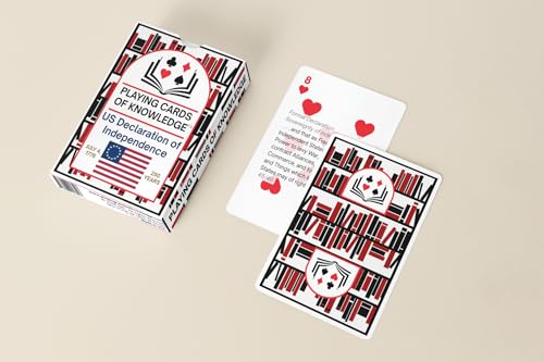 United States Declaration of Independence Playing Cards