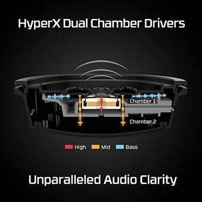 HyperX Cloud Alpha Wireless - Gaming Headset for PC, 300-hour battery life, DTS Headphone:X Spatial Audio, Memory foam, Dual Chamber Drivers, Noise-canceling mic, Durable aluminum frame,Red | 300-hour battery life, DTS Headphone:X Spatial Audio, Memory fo