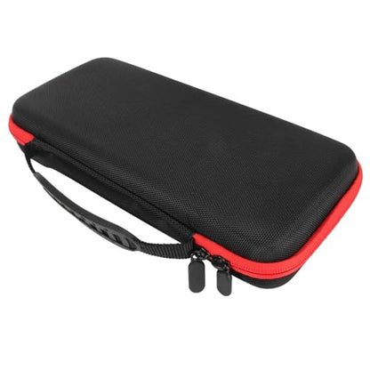Estink Handheld Game Console Carrying Case EVA Nylon Shockproof Storage Bag 31 X 14 X 6cm for Ally 7 Inch 120Hz Gaming Handheld Travel Camping Daily Use (Red) - color: Red
