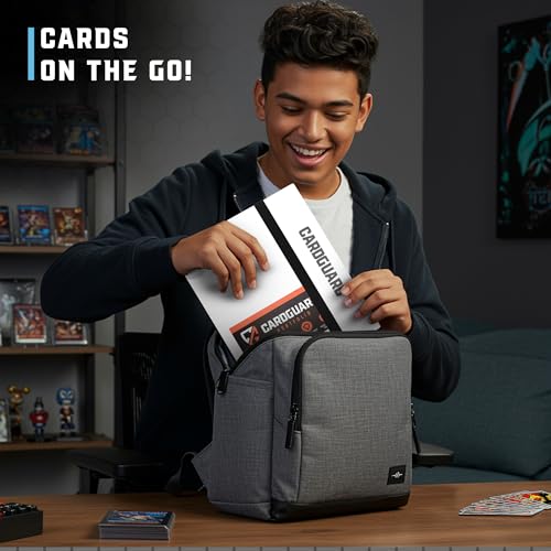 CardGuard Trading Card Binder Pro-Folio – 9 Pocket Binder - Side-Loading Album, Durable & Acid-Free Storage for Pokémon, YuGiOh, MTG, TCG, Game & Sports Cards, White - color: White