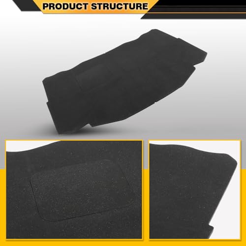Hood Insulation Pad Compatible with Benz W124 E Class 1990-1995,300CE 300E 300TE 1990-1993,400E 500E 1992-1993,E320 E420 1994-1995,E500 1994 1246820726 - style: 1990-1995 Benz