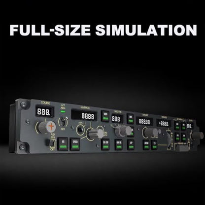 Full Size Flight Controller Panel Mcp Real Aircraft Operation General Aviation Simulator Flights Computer Plug And Play Usb Compatible With Pc Game Simulators For Flight Sim Enthusiasts