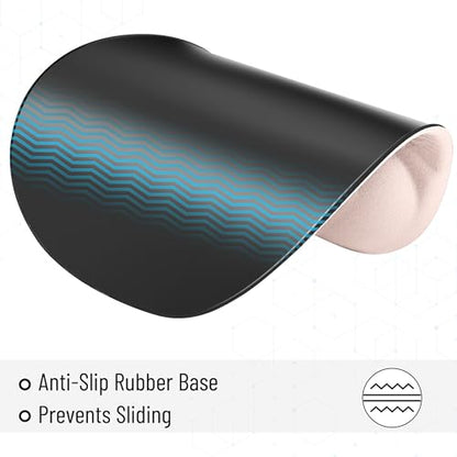 Mr. Pen- Ergonomic Mouse Pad with Wrist Rest | Breathable Fabric with Memory Foam Cushion, Non-Slip Rubber Base, Gel Mouse Pad with Wrist Support - color: Beige