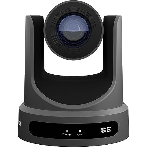 PTZOptics 2 x Move SE SDI/HDMI/USB/IP PTZ Camera with 30x Optical Zoom (Gray) (PT30X-SE-GY-G3) + Cleaning Kit and Color Wire Ties Bundle