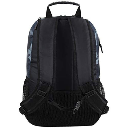 Eastsport Travel Skateboard Backpack Double Strap Laptop Bag Multi-Sport Design for Men and Women, Camo Black - color: Midnight Camo/Black