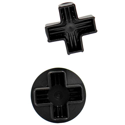 Deal4GO 2-Pack Metal D-Pads set w/Standard Dpad and Faceted D Pad Replacement (Cross + Concave) for Xbox Elite 2 Controller Directional Arrow Button