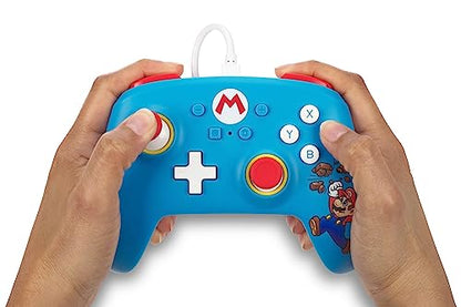 PowerA Nintendo Switch Wired Controller - Brick Breaker Mario, Mario Switch Controller, Detachable 10ft USB Cable, Plug & Play, Officially Licensed by Nintendo - color: Brick Breaker Mario