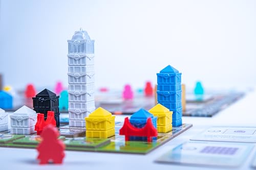 Devir - Cities USA Board Game, Modern City Building Strategy Game with Worker Placement for Adults & Kids, 2–4 Players, Ages 10+, 35 Playtime, (English Version) - color: City Usa