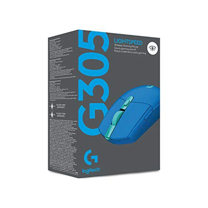 Logitech G305 Lightspeed Wireless Gaming Mouse - Blue - color: Blue, style: Classic