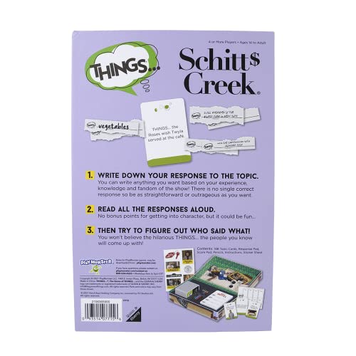 Things... Schitt's Creek — Board Game — Funny Party Game Meets Hilarious TV Show — Ages 14+ - style: Schitt's Creek Edition