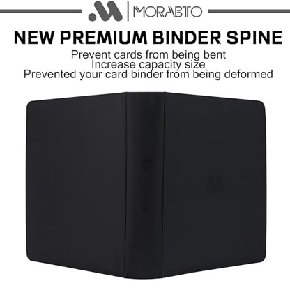 Card Binder 20 Pocket,Trading Card Binder Holds up to 2000 Cards with 50 Sleeves,Zipper Card Holder Album Compatible with TCG Card/Game Cards/Sports Card - color: Black, size: 20 Pocket 2000