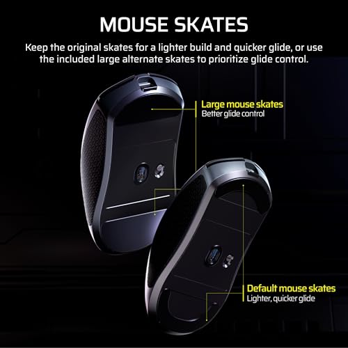 Corsair Sabre v2 PRO Ultralight FPS Wireless Gaming Mouse – 33,000 DPI, 36g Weight, 8,000Hz Hyper-Polling, Mechanical Switches, Up to 70-Hour Wireless Battery Life, Web Hub – Black - color: Black