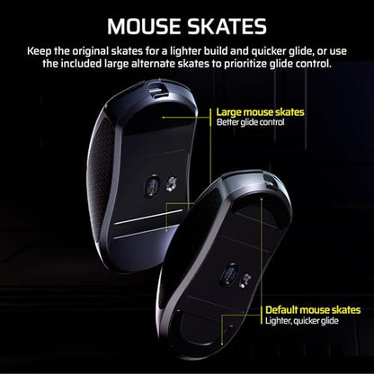 Corsair Sabre v2 PRO Ultralight FPS Wireless Gaming Mouse – 33,000 DPI, 36g Weight, 8,000Hz Hyper-Polling, Mechanical Switches, Up to 70-Hour Wireless Battery Life, Web Hub – Black - color: Black
