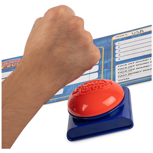 Spin Master Family Feud Big Buzzer Game, Amazon Exclusive “Buzz in” with The Electronic Buzzer Board Game for Hilarious Family Fun, Ages 8 and up - color: Includes Buzzer