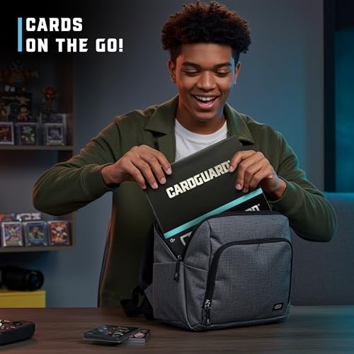 CardGuard Premium 3” Trading Card Binder – 100 Side-Loading Pages 9 Pocket Binder - Archival Safe 3-Ring Storage for Pokémon, YuGiOh, MTG, TCG, Game & Sports Cards