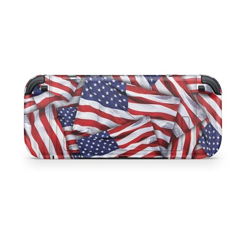 Gaming Skin Compatible with Nintendo Switch 2 Console Only - Patriot - Premium 3M Vinyl Protective Wrap Decal Cover - Easy to Apply | Crafted in The USA by MightySkins - color: Patriot, size: Switch 2 Console Skin Only, style: Matte Finish