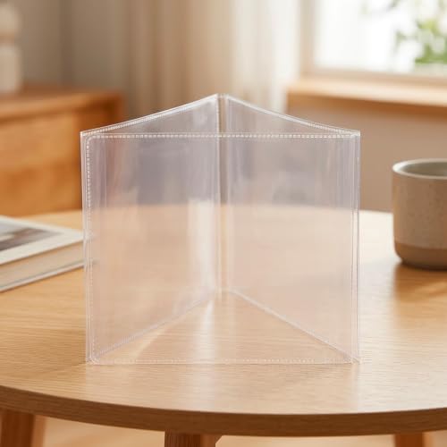 4PCS Mahjong Card Sleeve Set, 2 Clear And 2 Matte Sleeves, Waterproof Mahjong Card Cover, Premium Mahjong Card Protector For 2025-2026 Large Cards, Ideal For Gameplay Protection And Gift Giving