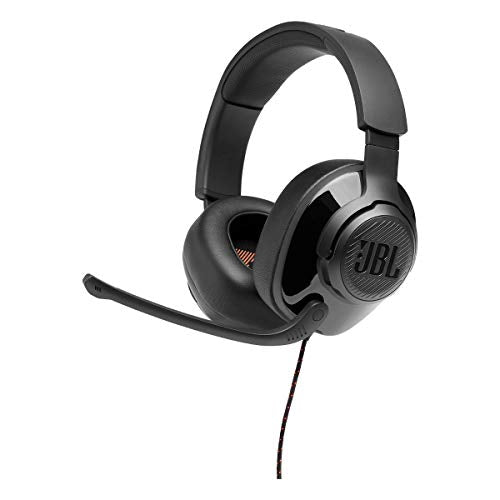 JBL Quantum 300 - Wired Over-Ear Gaming Headphones with JBL Quantum Engine Software - Black, Large - size: Large