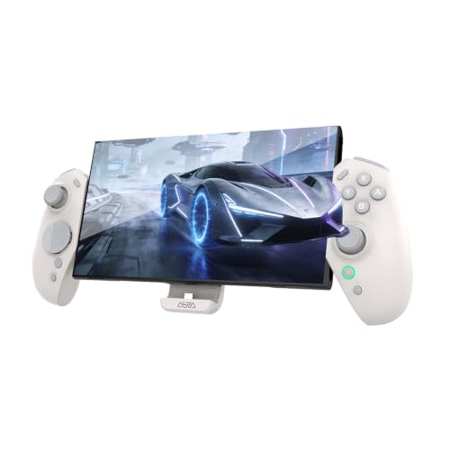 ASRVA Switch 2 Controller Hall Effect Joystick, 9-Axis Gyro, Turbo, Dual Vibration, 4 Game Card Slots, 2 Replaceable D-pad Caps, Ergonomic Open-Top Replacement Wired Joypad for Nintendo Switch 2（White） - color: White