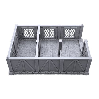 Ulvheim Merchant House - Stable by Terrain4Print, 3D Printed Tabletop RPG Scenery and Wargame Terrain for 28mm Miniatures