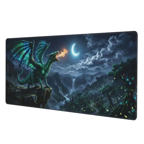 Extended Gaming Mouse Pad, Large Mouse Mat, XL Desk Pad for Keyboard and Mouse, Non-Slip Rubber Base & Stitched Edges for Gamer Office 31.5x11.8 in - color: 5