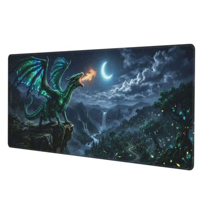 Extended Gaming Mouse Pad, Large Mouse Mat, XL Desk Pad for Keyboard and Mouse, Non-Slip Rubber Base & Stitched Edges for Gamer Office 31.5x11.8 in - color: 5