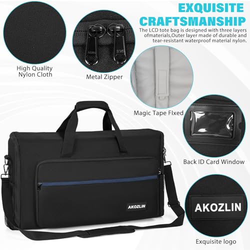 AKOZLIN LCD Screens/TVs Transport Tote Bag for 27" - 32" Displays Padded Monitor Carrying Travel Case (NOT FOR IMAC) With Shoulder Strap Accessories Pocket - size: For 27"- 32" Screen