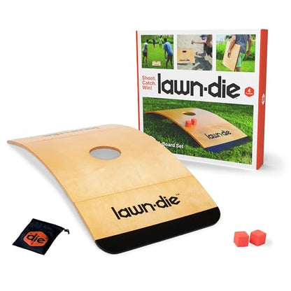Lawn Die Toss Game Board, Outdoor Yard Games for Adults, 24" x 46" - style: Single Board