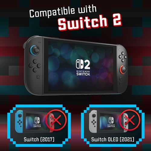 Fosmon 4 in 1 Bi-Directional Magnetic Charging Dock for Switch 2 Joycon | Premium Bi-Directional Magnetic 4 In 1 Charging Station Dock Base Tower Compatible With Nintendo Switch 2 Joy-con Controllers