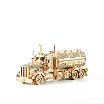 3D Wooden Puzzles Truck Model Kits, Brainteaser and Puzzle for Christmas/Birthday,Gifts for Adults and Teens to Build Combination - style: Truck