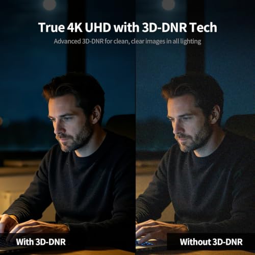 TOALLIN 4K Webcam for PC, Windows Hello Compatible, Facial Recognition, Autofocus, Built-in Mic & Privacy Cover, USB Camera for PC Laptop, Streaming, Conferencing & Video Calls