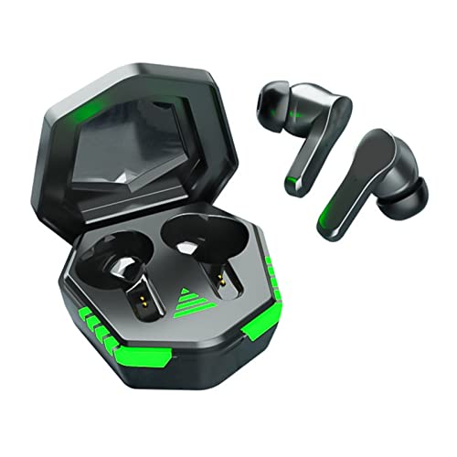 Yoidesu Wireless Gaming Earbuds, Bluetooth 5.3 Noise Cancellation Gaming Earbuds Without Delay, Ergonomical Headset for All Bluetooth Enabled Cell Phones and Smart Devices