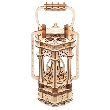 Wooden Luminous Lantern 3D DIY Puzzle | Christmas Gift, For Adults, Building Model Kit - style: Luminous Lantern