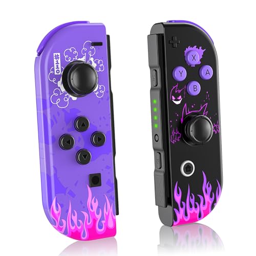 AFMVV Replacement for Switch Controller, Left Right Wireless Controller Compatible with Nintendo Switch/OLED/Lite,with 6-Axis Gyro, Vibration, Motion Control, Wake-up, Screenshot