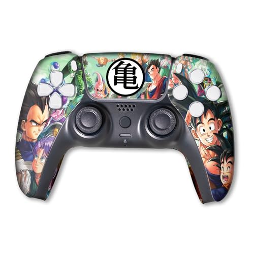 D. B. Z. FAM Custom PS-5 Controller Wireless compatible with Play-Station 5 Console by BCB Controllers | Proudly Customized in USA with Permanent HYDRO-DIP Printing (NOT JUST A SKIN) (MODDED) - color: D. B. Z. Famm, size: Modded - Front Print Only