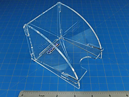LITKO Standard Card Deck Holder | Single Pile, 75-100 | US/EU 70x100mm | Playing card tray for Magic, Pokémon & TCGs | Angled finger notch | Snap-fit, no glue | Laser-cut acrylic - color: Clear, size: Holds 75-100 Standard Cards. Single Pile