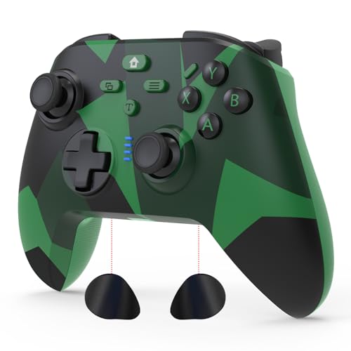 BETMI Wireless Controller Compatible with Xbox|PC (Green/Black) | with Macro Buttons, Turbo Function, Dual Vibration, 2.4GHz Dongle, Gamepad Compatible with Xbox One, Xbox Series X/S
