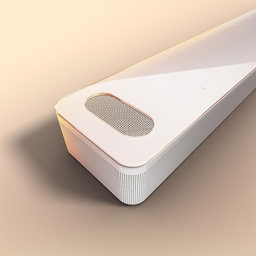 Bose Smart Ultra Dolby Atmos Soundbar, All-in-One Surround Sound System for TV, A.I. Dialogue Mode, Alexa and Google Voice Control, HDMI eARC, White | Includes HDMI eARC cable, optical cable, ADAPTiQ headset and remote for audio, connectivity and calibrat
