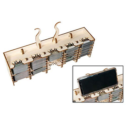 The Broken Token Mansions of Madness Compatible Mad Manor Crate - Wooden Storage Box with Multiple Trays and Dividers