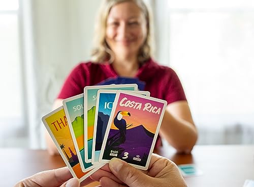 Card Game - First Edition: A Game About Travel - Fun for Game Night - 2 to 6 Players - Ages 10 and Up