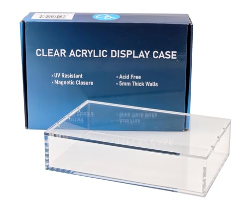 Break Tradition Lorcana Booster Box Acrylic Display Case - Compatible with Disney Lorcana TCG Booster Boxes - UV Protection, Strong Magnetic Closure, 5mm Thick Walls