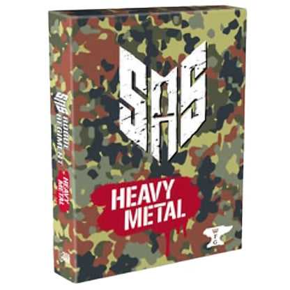Word Forge Games: SAS Rogue Regiment - Heavy Metal Expansion - Strategy Board Game, WWII Stealth Action, Military Theme, Ages 14+, 1-4 Players, 60 Min - style: Heavy Metal