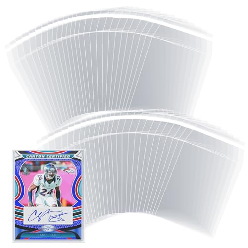 400Pcs Top Loader Sleeves Penny Sleeves for Top Loaders Resealable Team Bags for 35-75PT Rigid Toploader Card Holder Trading Card Sleeves Trading Card Protectors for Semi Rigid Card Holders(3" x 5")