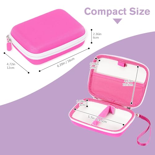 ProCase Hard Playing Card Game Carrying Case, Holds 300+ Cards -Pink | Travel Storage Box, Compatible with UNO, Five Crowns, SKYJO, PlayMonster and More Card Games, Case Only - color: Pink