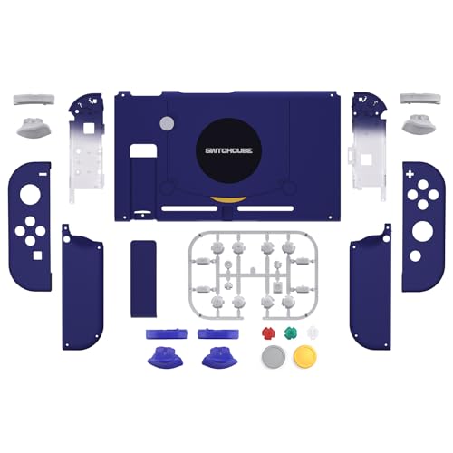 eXtremeRate DIY Replacement Shell Buttons for Nintendo Switch, Back Plate for Switch Console, Housing with Full Set Buttons for Joycon Handheld Controller - Classic SwitchCube Style - color: Classic SwitchCube Style
