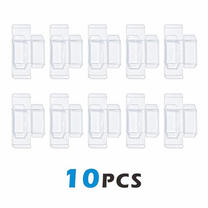 10PCS Plastic Protector Case For Booster Bundle/Build & Battle Foldable Clear Display Box Plastic Display Case Compatible with Booster Bundle Collectors Cards Protector - size: 10PCS