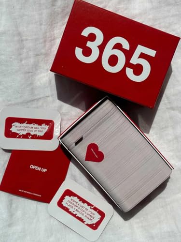 WE’RE NOT Really Strangers 365 Card Game – Daily Conversation Cards for Couples – Gift for Partners, Fun & Meaningful Scratch-Off Relationship & Marriage Activities & Questions, Ages 18+, 2 Players - style: 365